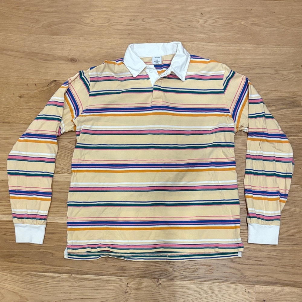 Urban Outfitters Striped Rugby Shirt